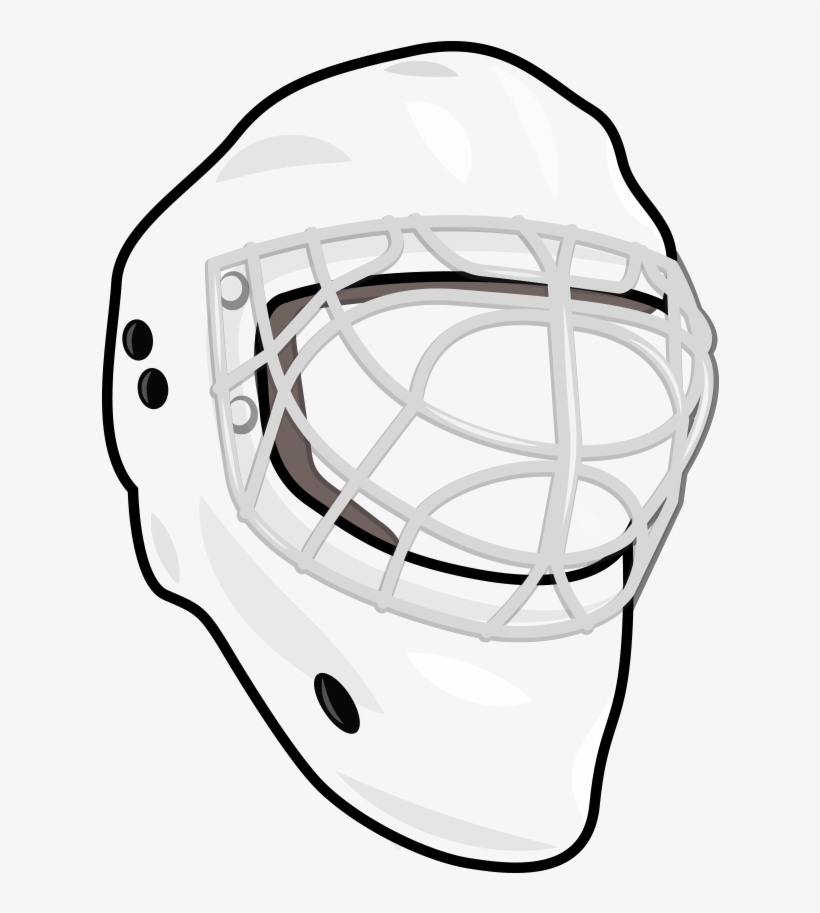 Goalie Mask Hockey Cage Sports Vector Illustration - Goaltender Mask, transparent png #8339592