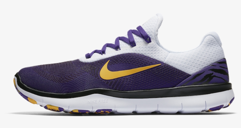 Click Here To Buy The Lsu 'week Zero' Nike Free Trainer - Michigan State Shoes, transparent png #8339719
