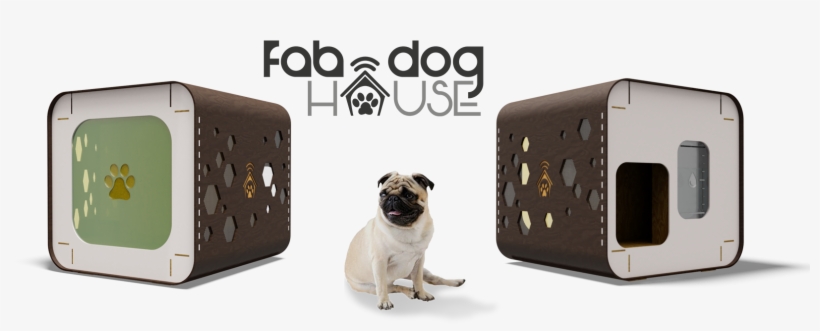 Fab Dog House Is A Digital House, Solar Powered, For - Pug, transparent png #8339766