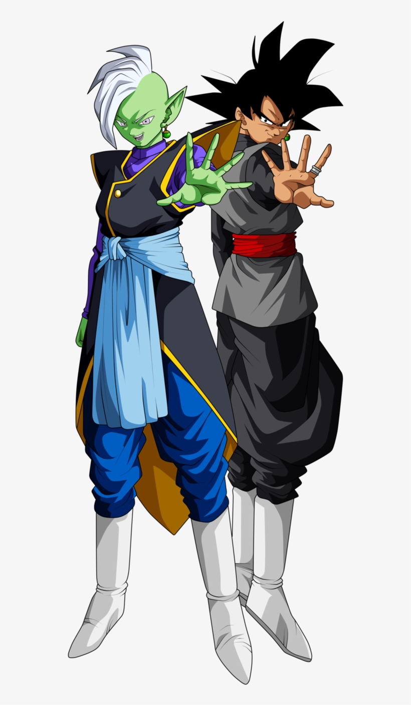 Goku Black And Zamasu, transparent png #8340016