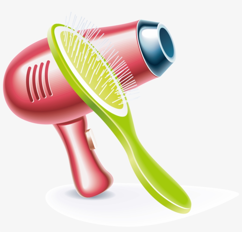 Cosméticos Lápiz Labial Euclidiana Del Vector - Blow Dryer, transparent png #8340125