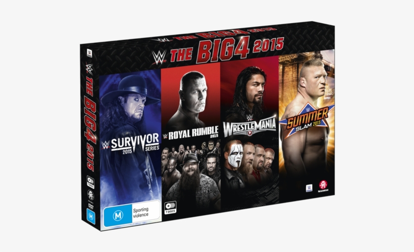 The Big 4 2015 - Big 4 2015 Dvd Wwe, transparent png #8340415
