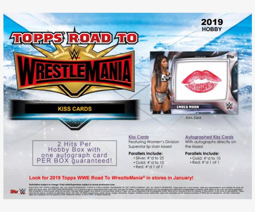 2019 Wwe Road To Wrestlemania Retail, transparent png #8340502