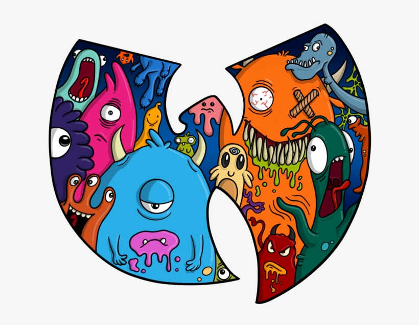 Wu Tang Monster Logo - Cartoon, transparent png #8341050