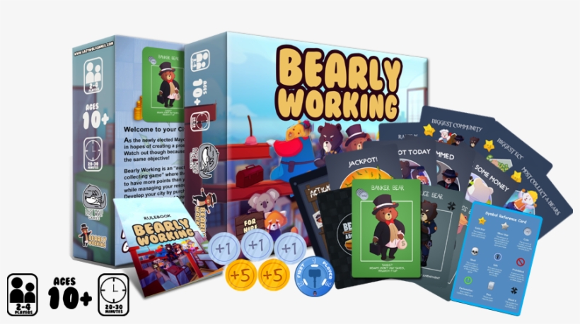 Board Games Bearly Working Transparent Background - Games, transparent png #8341170