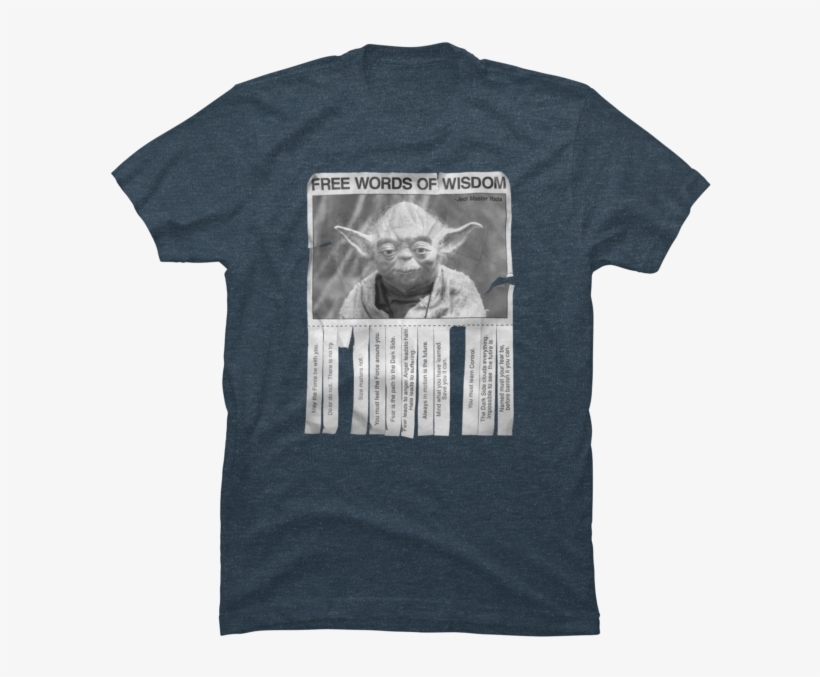 Yoda's Words Of Wisdom - Yoda Words Of Wisdom Shirt, transparent png #8341345