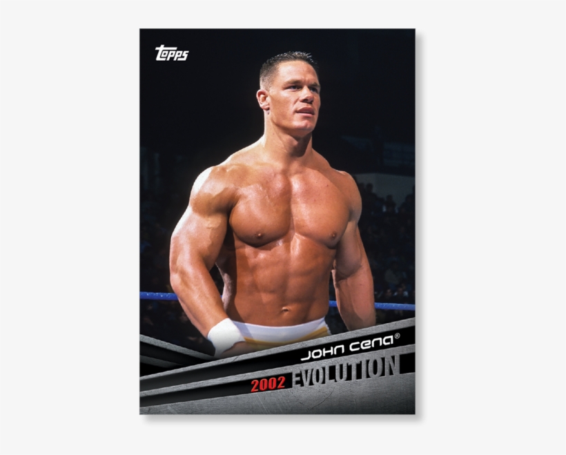 2018 Topps Wwe John Cena - Topps, transparent png #8341416