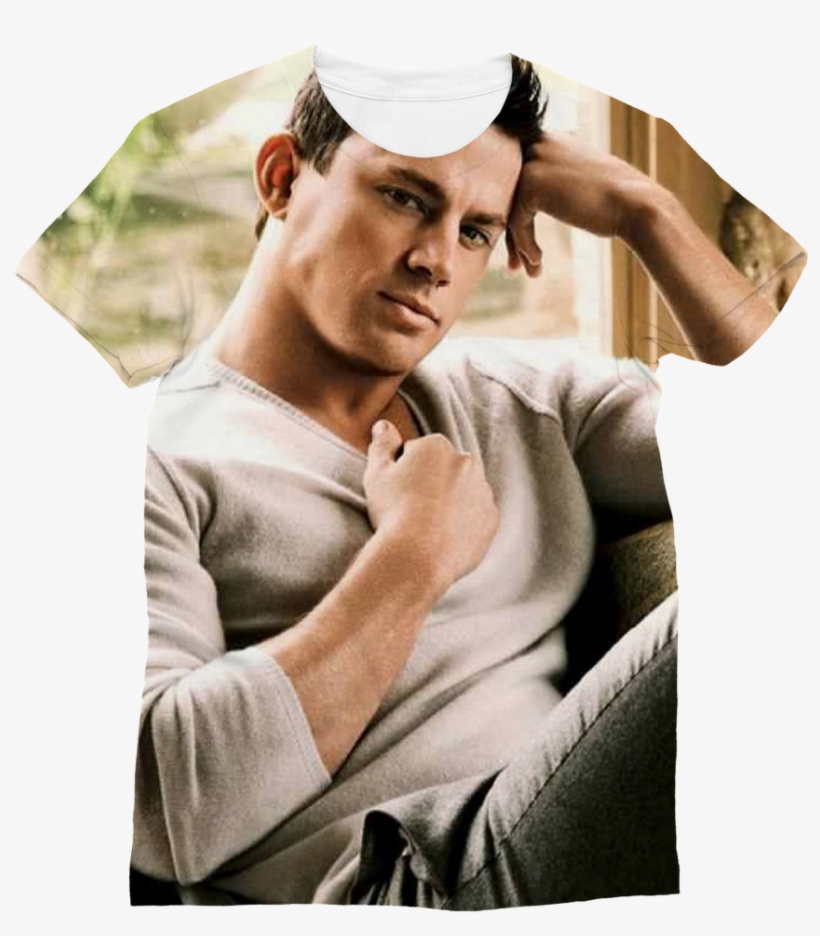Channing Tatum ﻿classic Sublimation Women's T-shirt - Channing Tatum Sexy 2017, transparent png #8341543