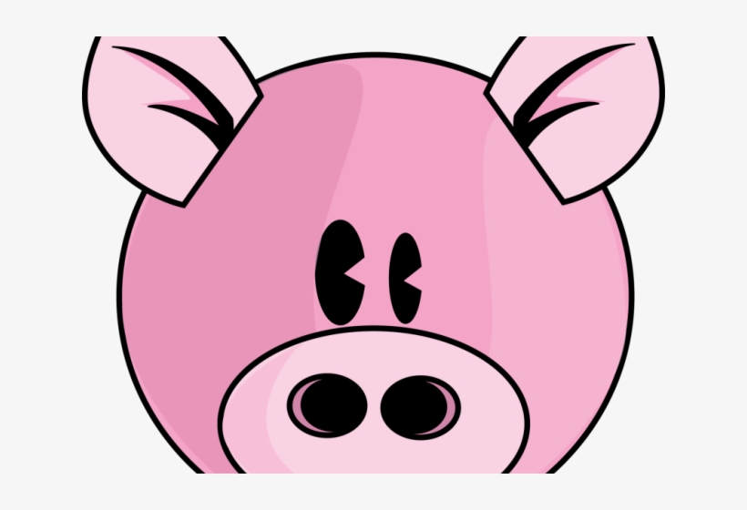 Guinea Pig Clipart Face - Pig Face Drawing Cute, transparent png #8342118