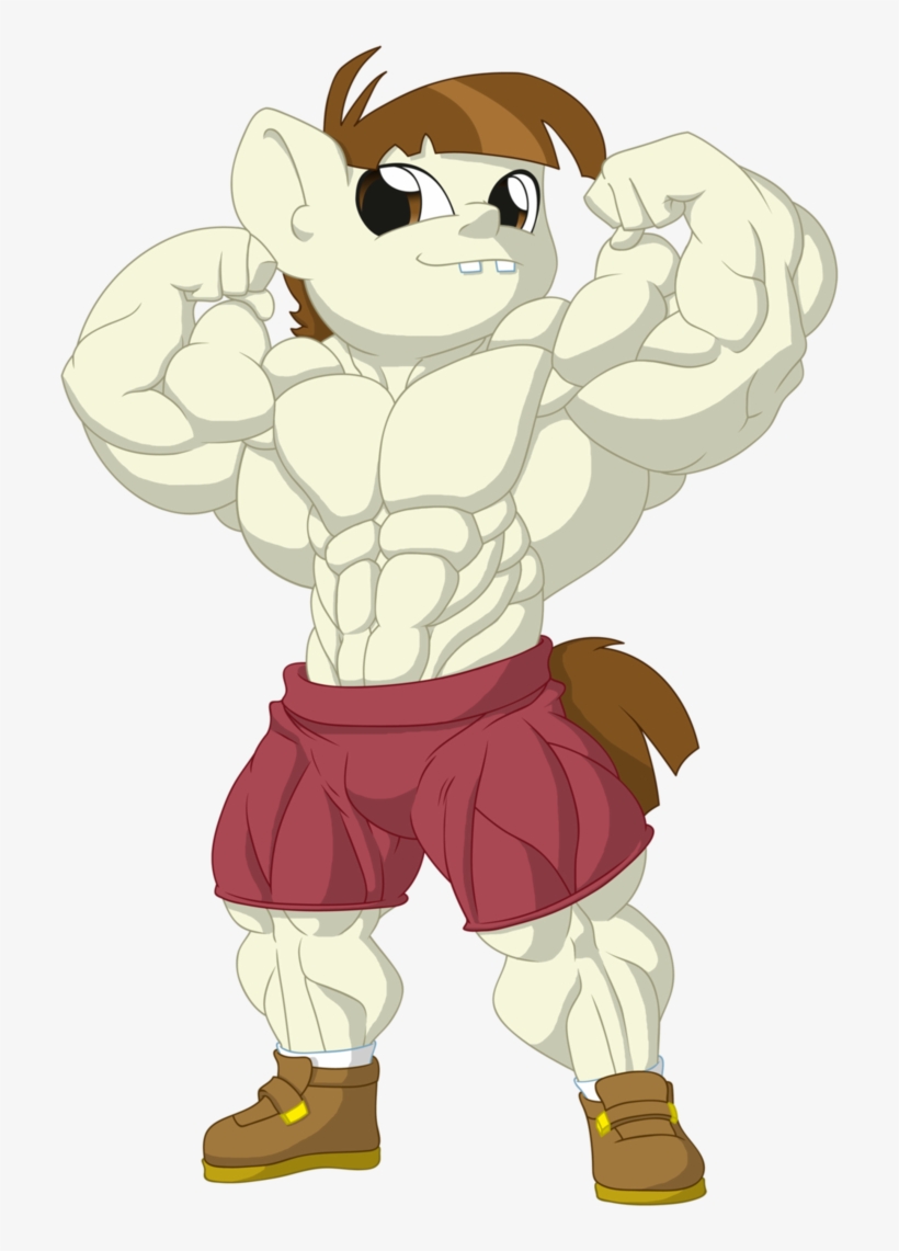 Jpg Free Library Muscles Clipart Male - Cartoon, transparent png #8342147