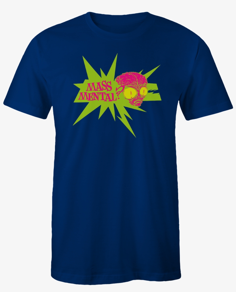 Mass Mental T-shirt "alien Logo" - Active Shirt, transparent png #8342376