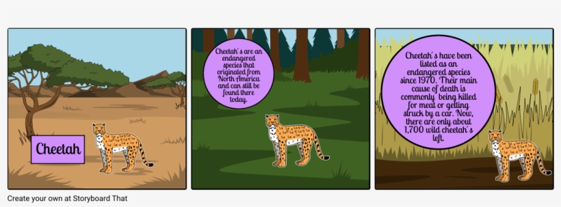 Endangered Animal Storyboard - Storyboard, transparent png #8342510