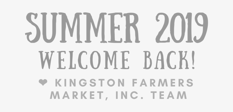Kfm - Header - Welcome Back - Summer 2019 - Monochrome, transparent png #8343055
