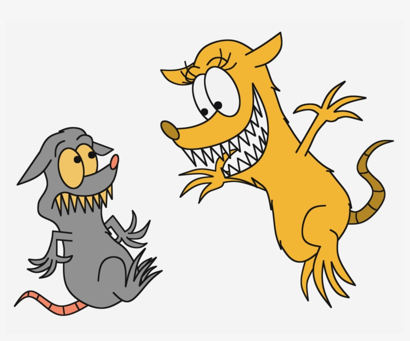 Came Upon A Possum, Whose Fur Was Bright Yellow - Cartoon, transparent png #8343102