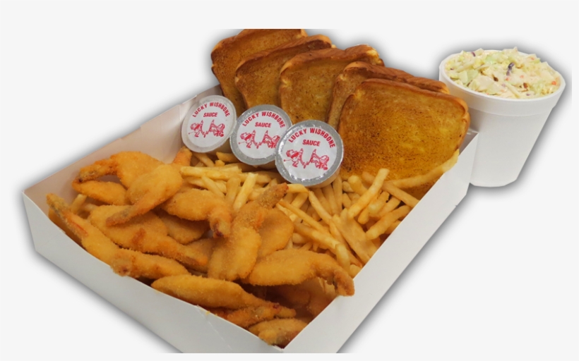 Dishes Clipart Fried Fish - Lucky Wishbone Chicken, transparent png #8343200