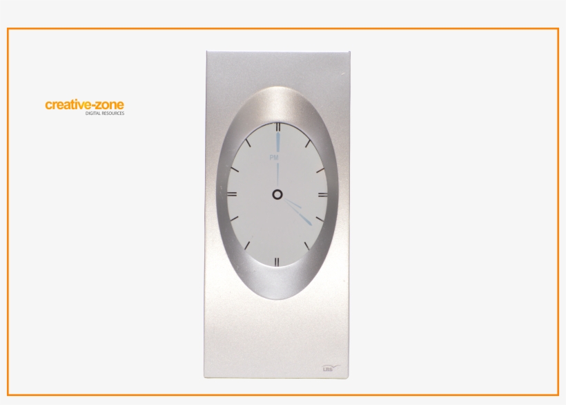 Lbs Digital Table Clock, Plastic Housing, Silver Metallic, - Circle, transparent png #8343898