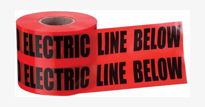 Detectable Underground "caution Buried Electric Line\ - Beauty Is In The Eye, transparent png #8344010