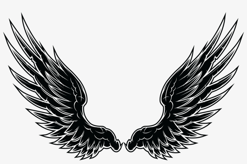 100+ Angel And Devil Wings Tattoo Designs Silhouette Stock Illustrations,  Royalty-Free Vector Graphics & Clip Art - iStock