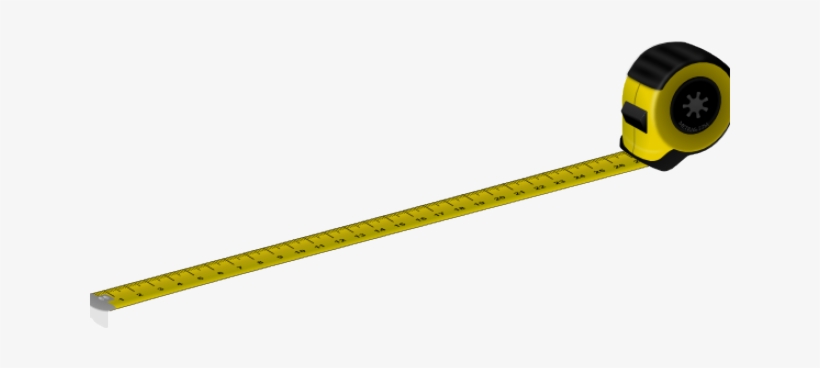 Construction Clipart Tape Measure - Tape Measure Transparent Gif, transparent png #8344543