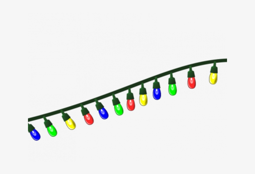 Christmas Lights Clipart String - Christmas Light Transparent Background, transparent png #8344554