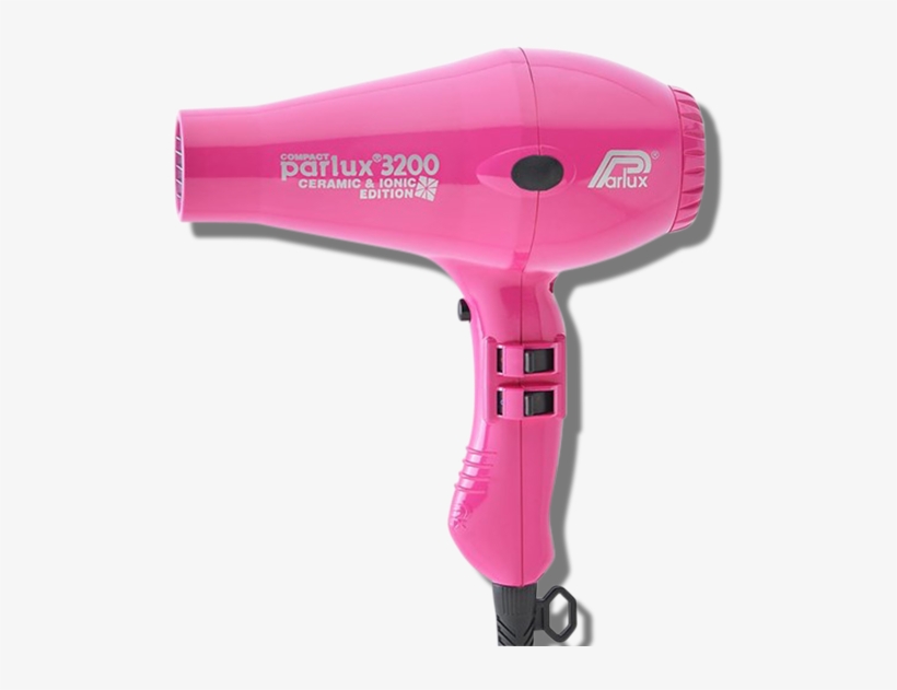 Parlux 3200 Ionic & Ceramic Compact Hair Dryer - Hair Dryer, transparent png #8344620