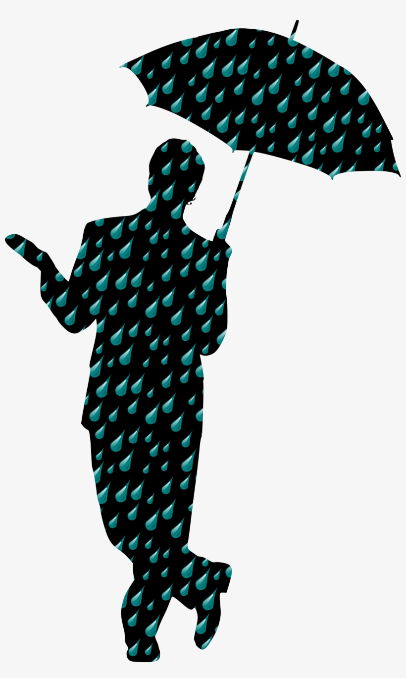 Big Image - Man Rain Umbrella Png, transparent png #8344878