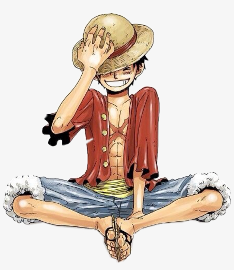 Onepiece Sticker - Luffy Full Body One Piece, transparent png #8346051