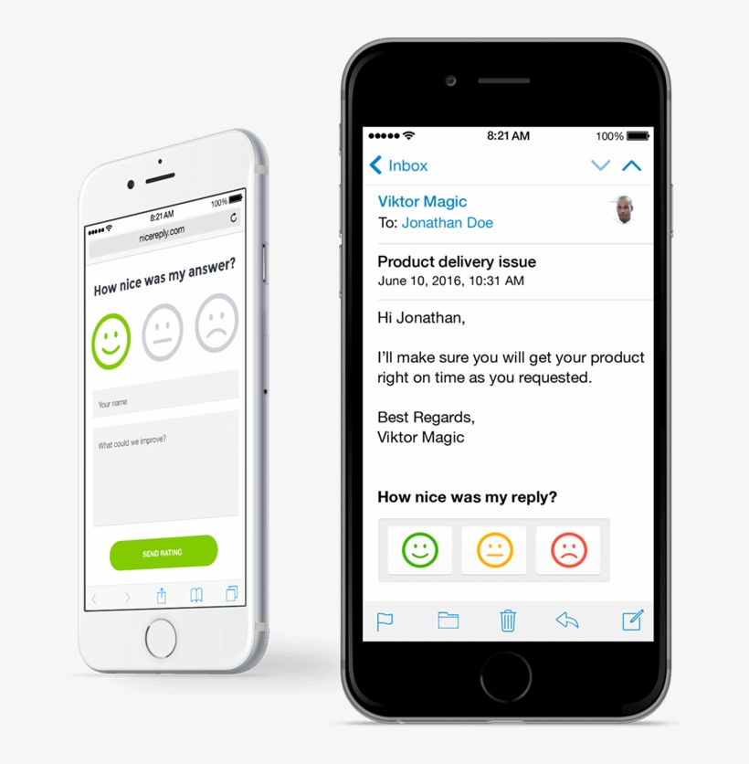 Make Customers Happy - Customer Experience Survey On Cell Phone, transparent png #8346120