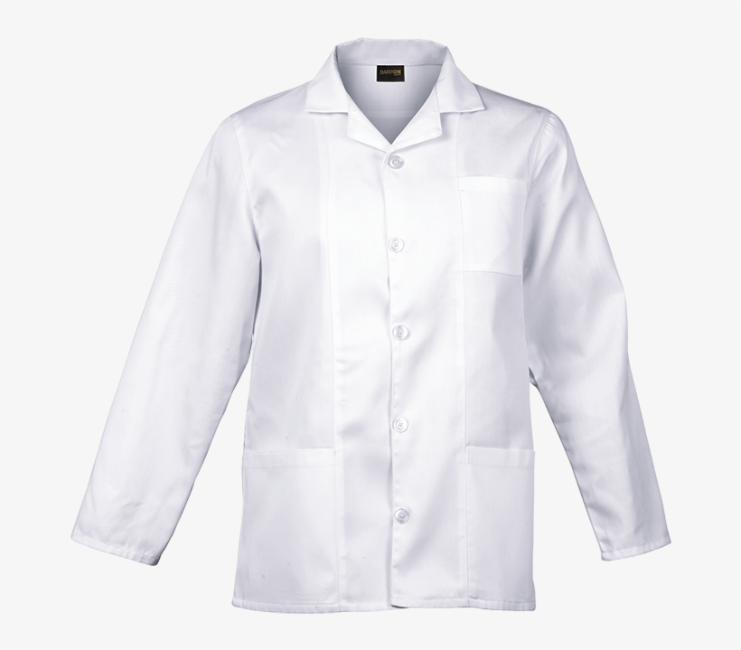 Multifunctional Long Sleeve Lab Coat - Shirt, transparent png #8346897