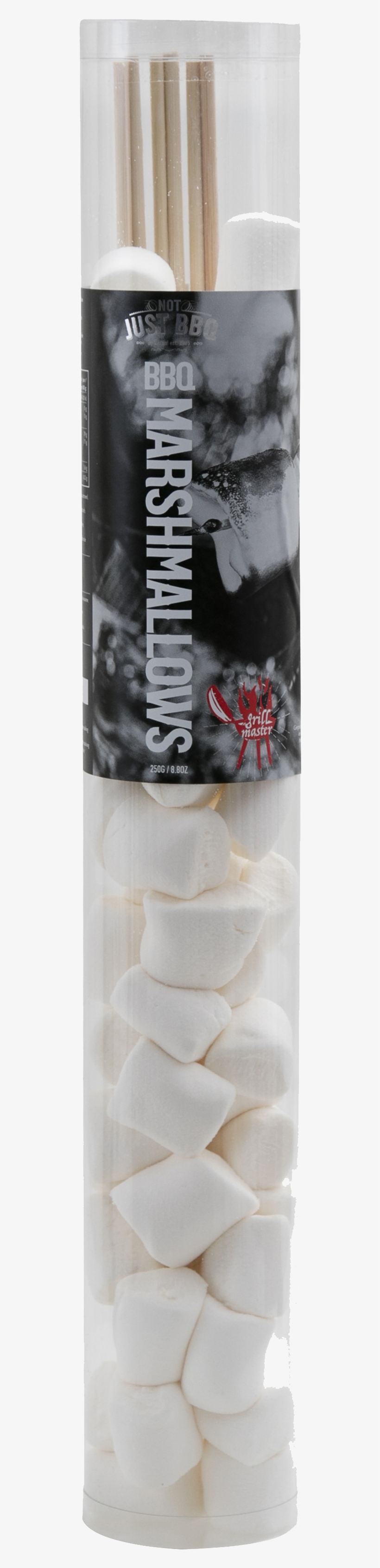 Marshmallow Tube White - Bbq Marshmallows Koker, transparent png #8347711