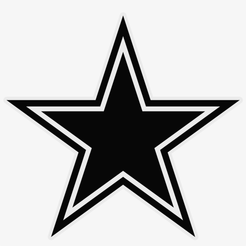 Dallas Cowboys Star Black Wwwpixsharkcom Images - Dallas Cowboys Star Black, transparent png #8348707