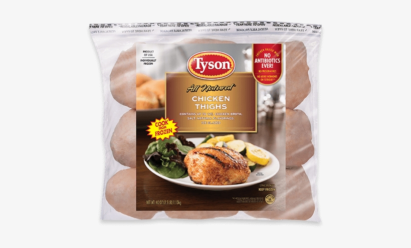 If Chicken Thighs - Tyson Foods, transparent png #8348804