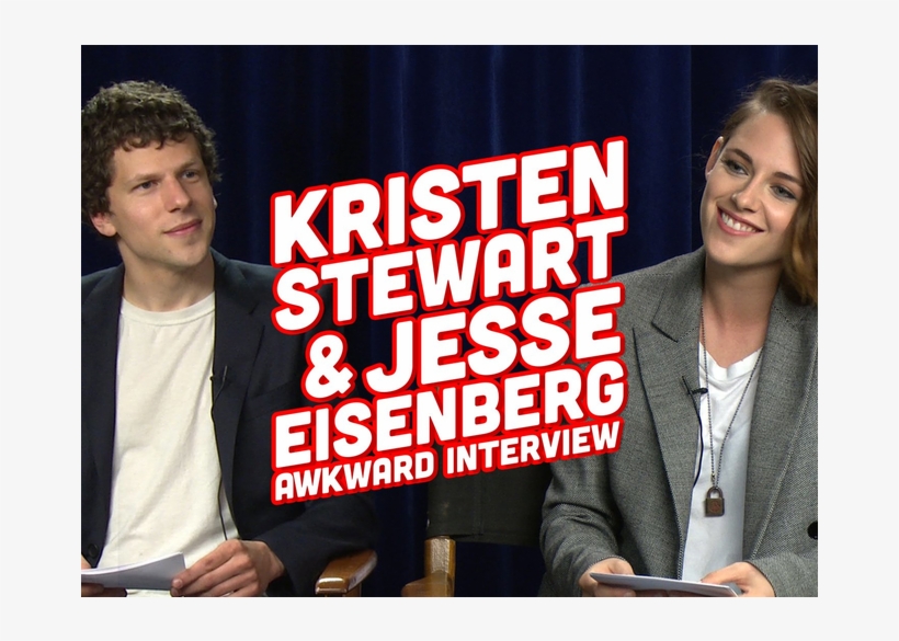 Kristen Stewart And Jesse Eisenberg& - Event, transparent png #8348978
