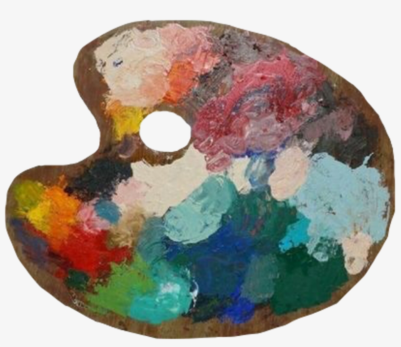 ) Aesthetic Art Paint Paintpalette Palette Sticker Art Free
