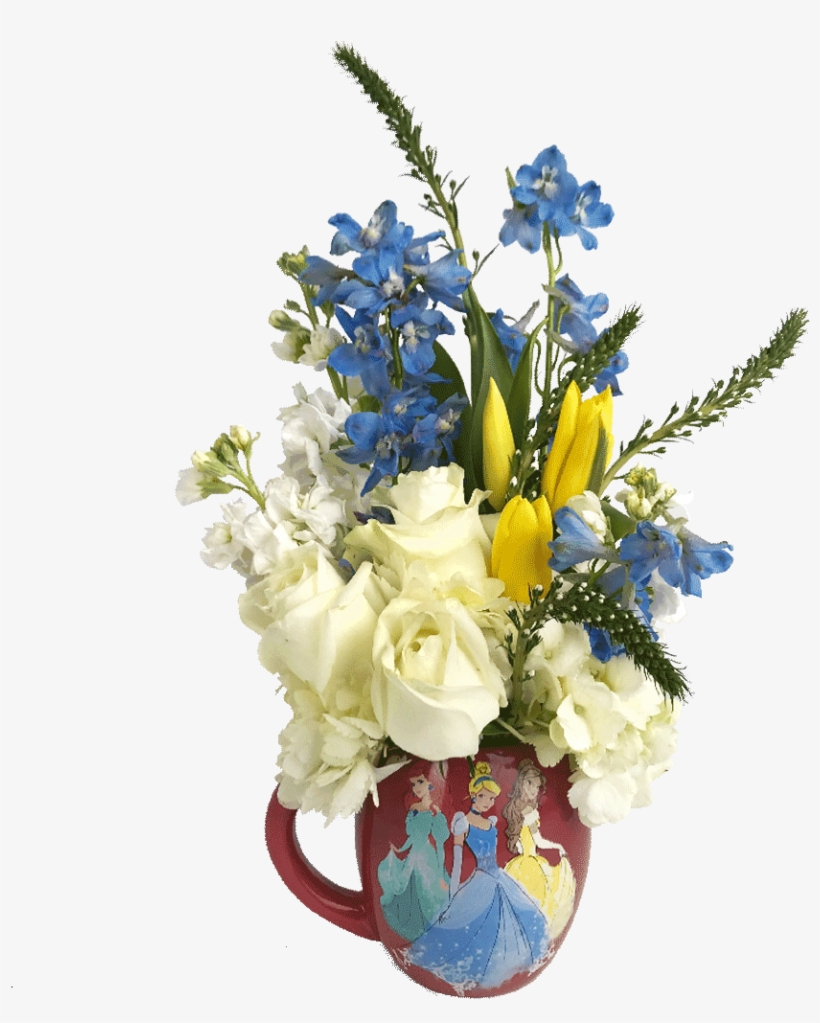 Disney Princesses Flower Mug - Bouquet, transparent png #8349622