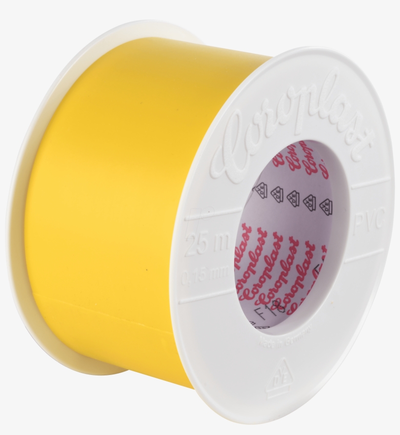 Vde Electrical Insulation Tape, 25 M, 50 Mm, Yellow - Strap, transparent png #8349947