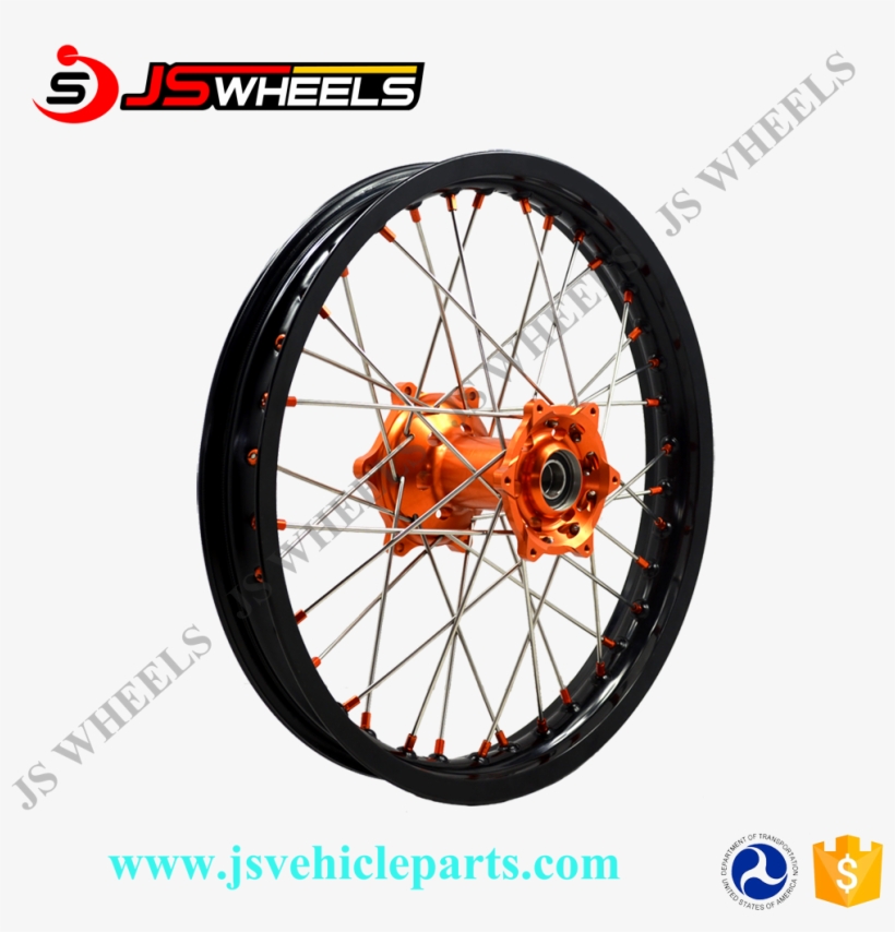 Sxf Exc Sx85/65/50 Motor Bike Spoked Wheels Dirt Bike - Jante 17 Pouce Rouge Moto, transparent png #8349996