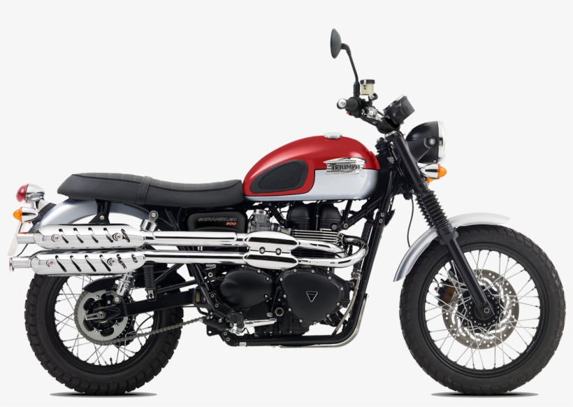 In The 1960s, Far From Civilisation And Regular Roads, - 2016 Triumph Scrambler Red, transparent png #8350281