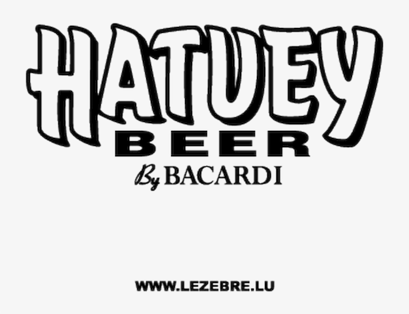 Sticker Hatuey Beer By Bacardi 2 - Beer, transparent png #8350587