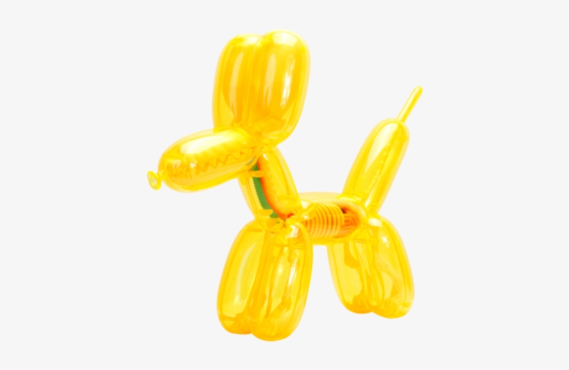 Clear Balloon Dog Funny Anatomy - Yellow Balloon Dog, transparent png #8350795