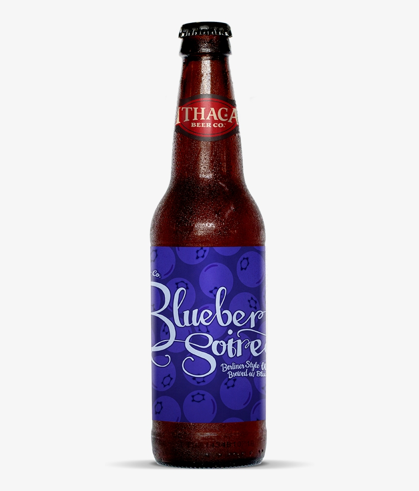 Ibc Blueberrysoiree Bottle Web - Flower Power Ithaca Beer, transparent png #8351008