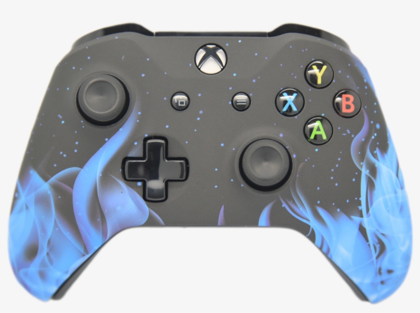 Blue Flame Xbox One S Controller - Blue Elite Controller Xbox, transparent png #8351260