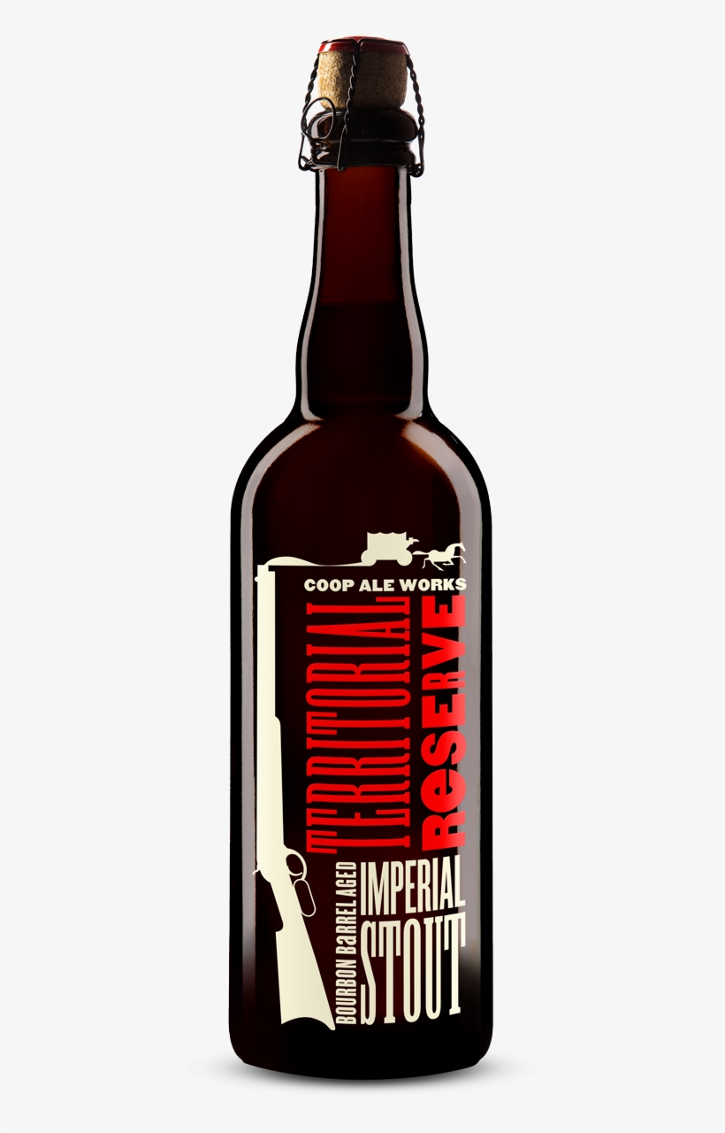 Bourbon Barrel Aged Imperial Stout - Glass Bottle, transparent png #8351504