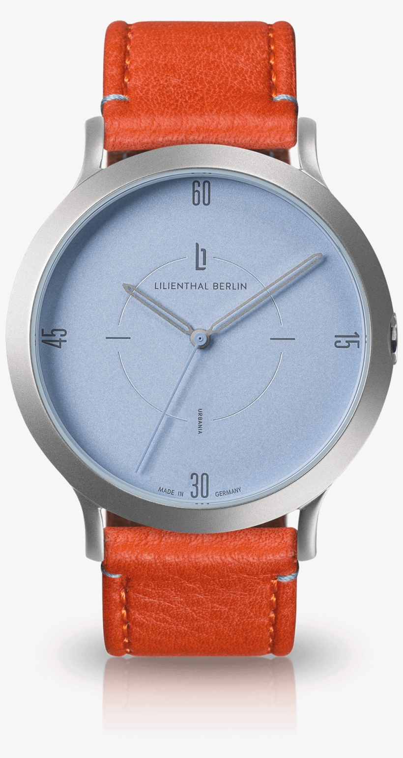 Silver Mint Blue Flame - Watch, transparent png #8351505