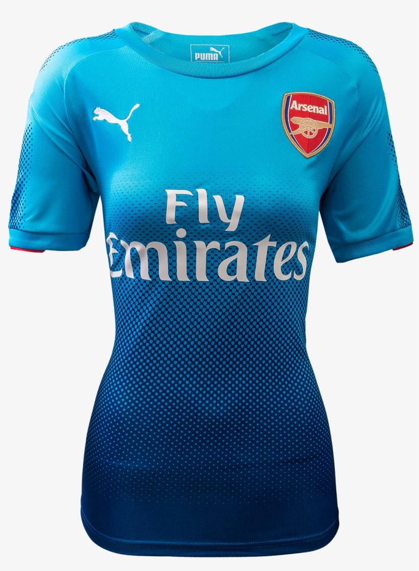 Arsenal Football Shirt Womens, transparent png #8352057