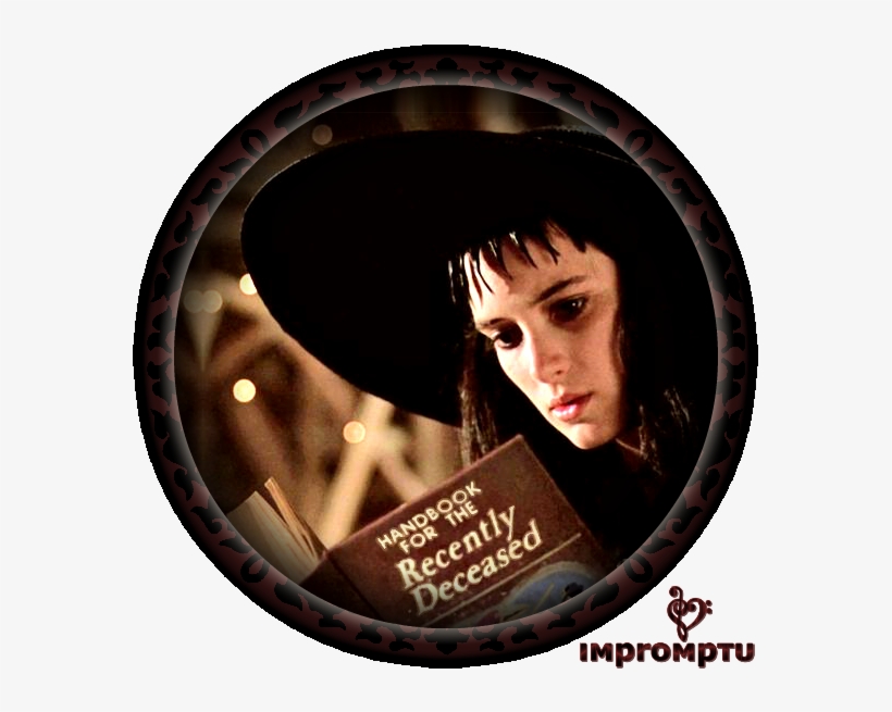 Lydia Deetz Handbook For The Recently Deceased - Winona Ryder Tim Burton Films, transparent png #8352104