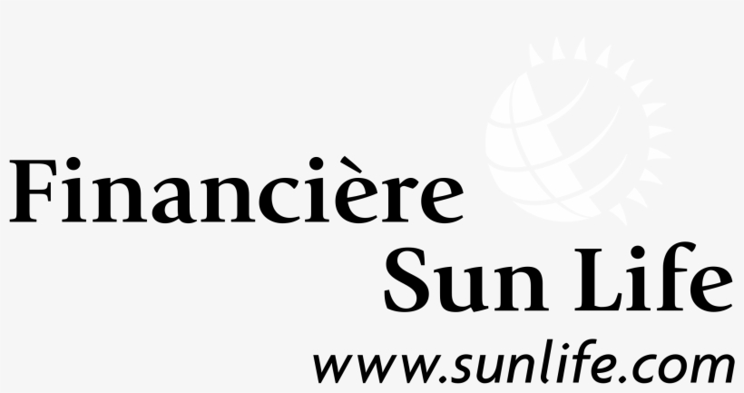 Financiere Sun Life Logo Black And White - Sun Life Financial, transparent png #8352190