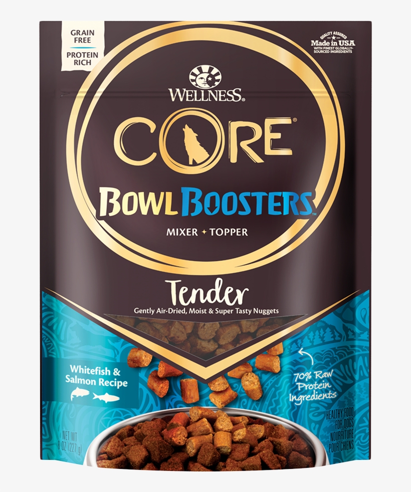 Wellness Core Rawrev Bowl Boosters Tender Whitefish - Dog Food, transparent png #8352324