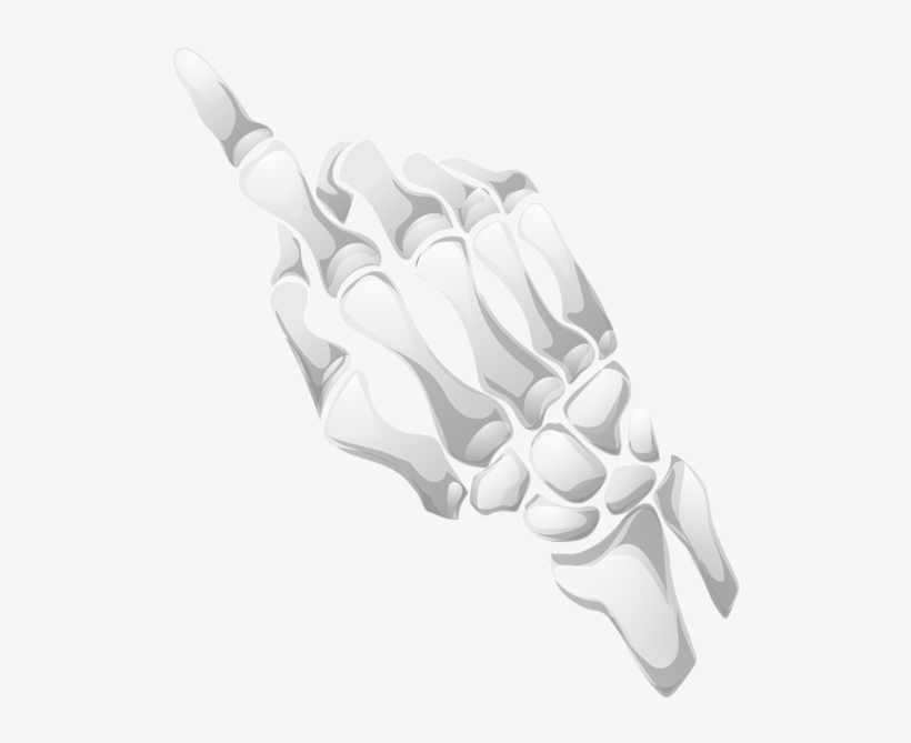 Skeleton Hand Png Clip Art Image - Transparent Skeleton Hand Png, transparent png #8352616