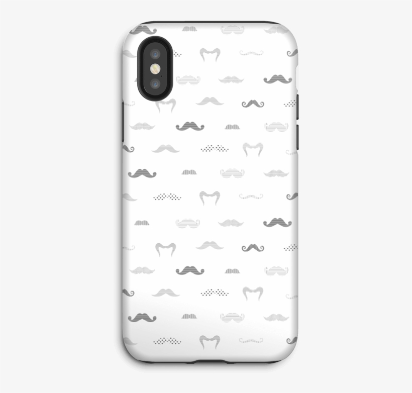 Dark Moustaches Case Iphone X Tough - Mobile Phone Case, transparent png #8352627